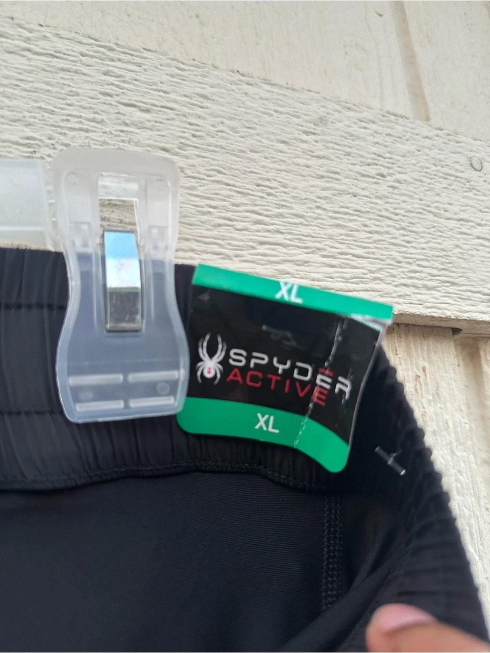Spyder Active Women's Lined Short Size XL Black Inner Short, Cell Phone Pockets